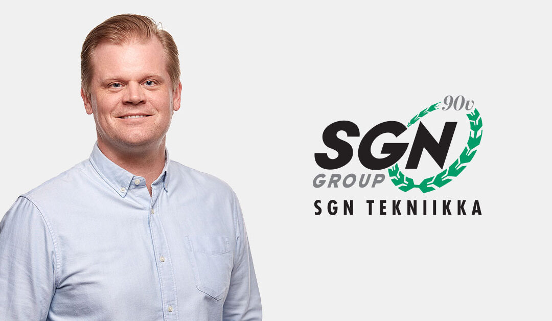 Kessu Oy:n toimitusjohtaja Manu Laari on nimitetty myös SGN Tekniikka Oy:n toimitusjohtajaksi